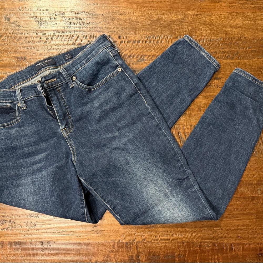 Lucky Brand Women's Dark Blue Skinny Jeans